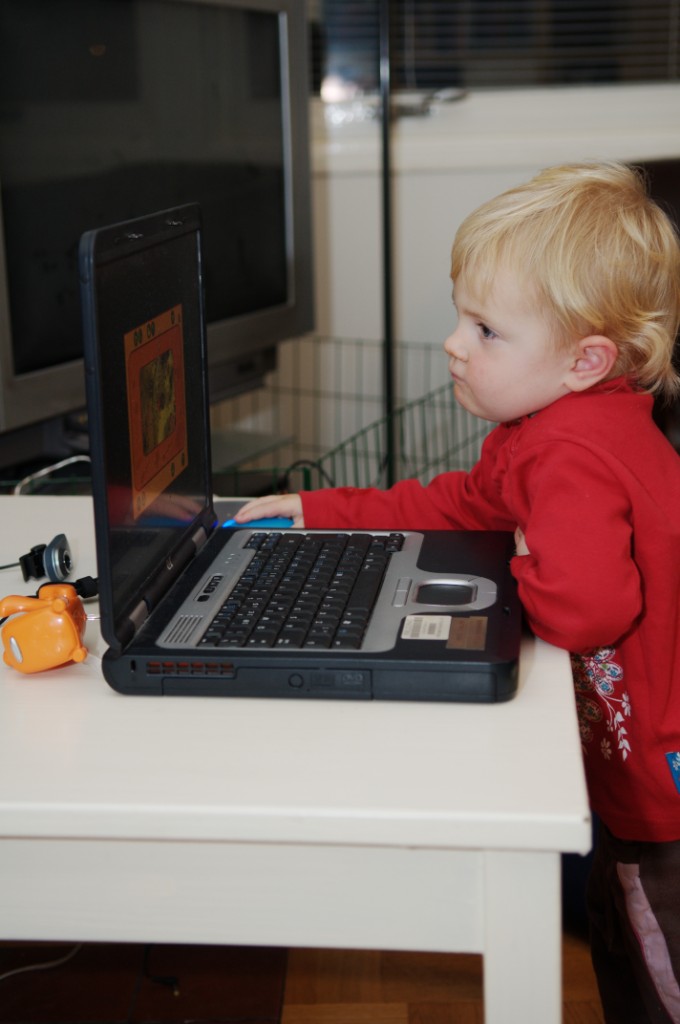 _DSC2043.JPG - Spelar PippiLångstrumpspel på datorn