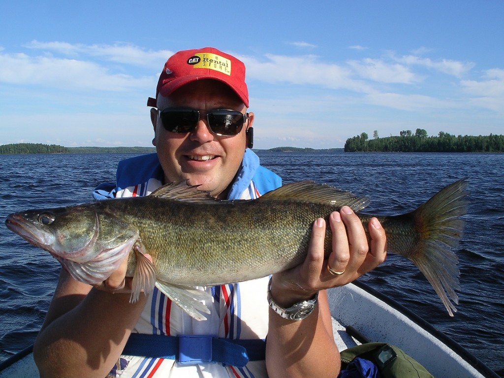 IMGP1506.JPG - Chris fick äntligen en gös!