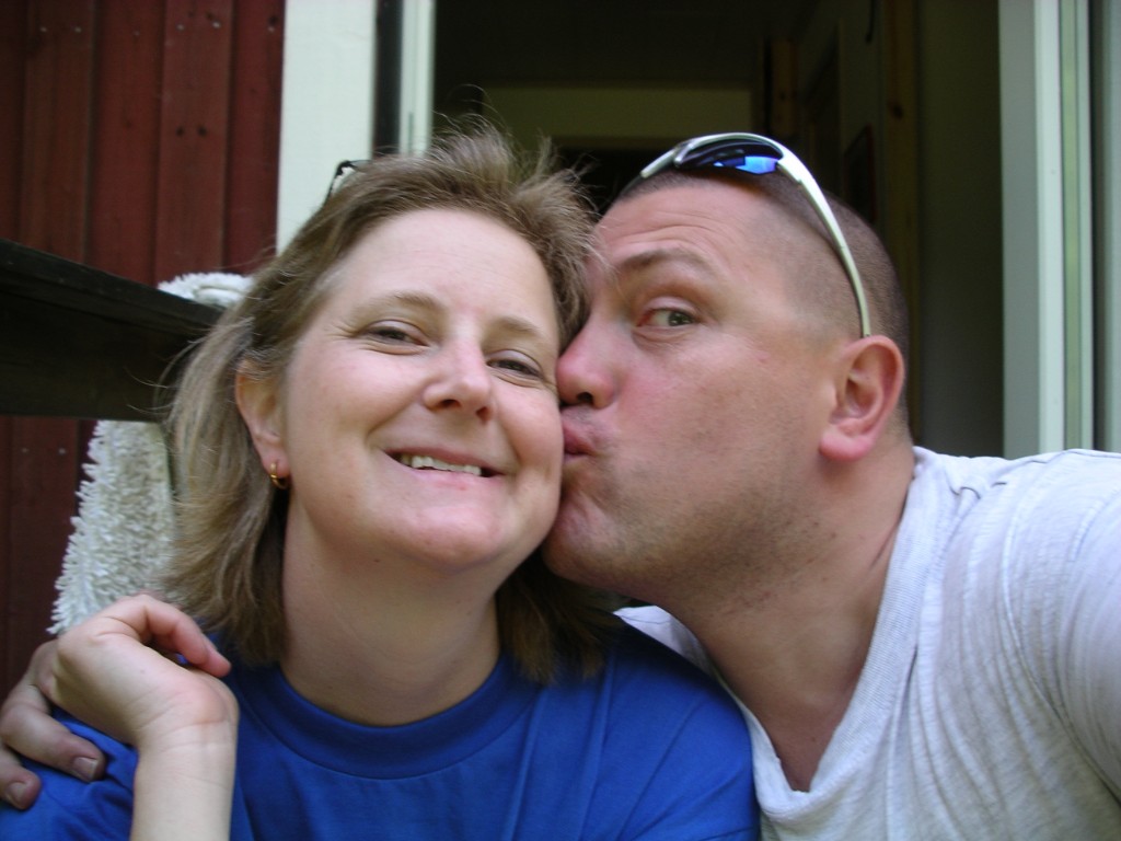 IMGP9499.JPG - Min fru Cilla och jag.