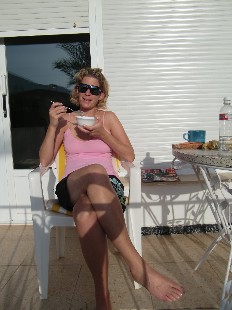 CIMG2950.JPG - Linda på terassen i Casa Elisabeth