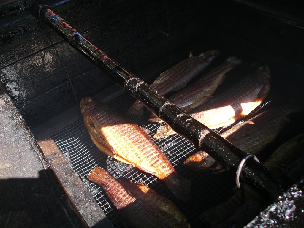 IMGP1278.JPG - Rökt regnbåge. Jag fick en - gissa om det var gott.